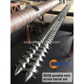 Barril de doble tornillo paralelo MD90-30 para máquina de plástico